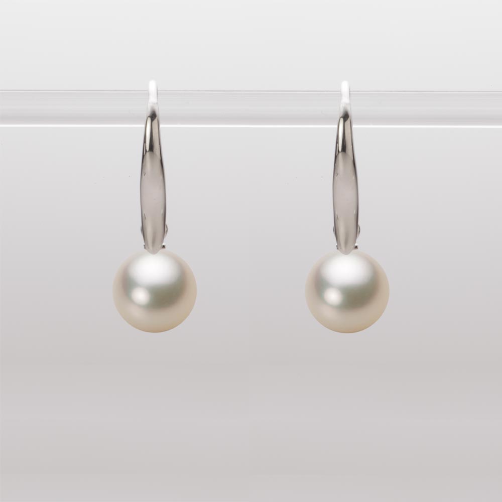 7.5mmアコヤ真珠ピアス（シャンパンゴールド）