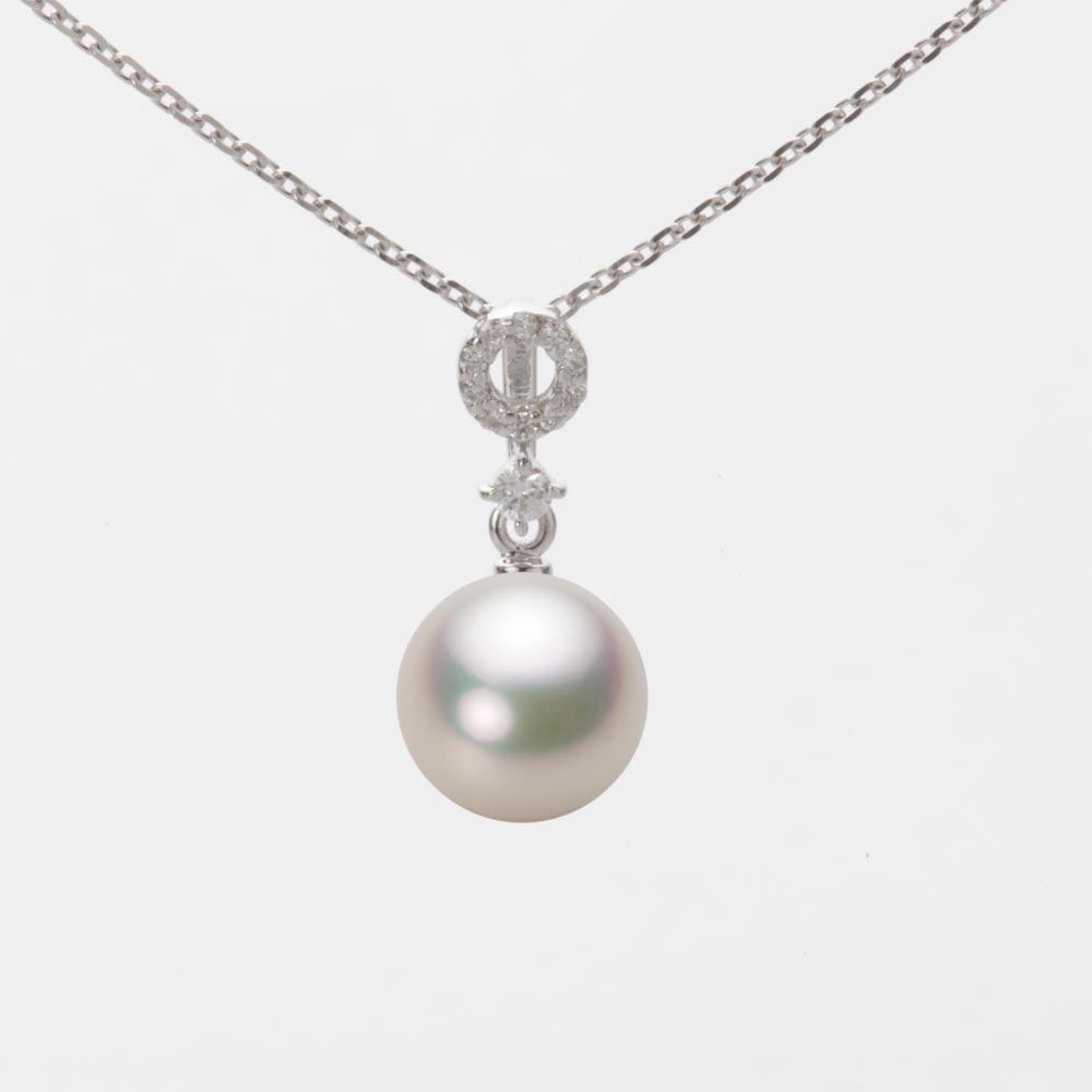 7.5mmアコヤ真珠ペンダント（シャンパンホワイト）