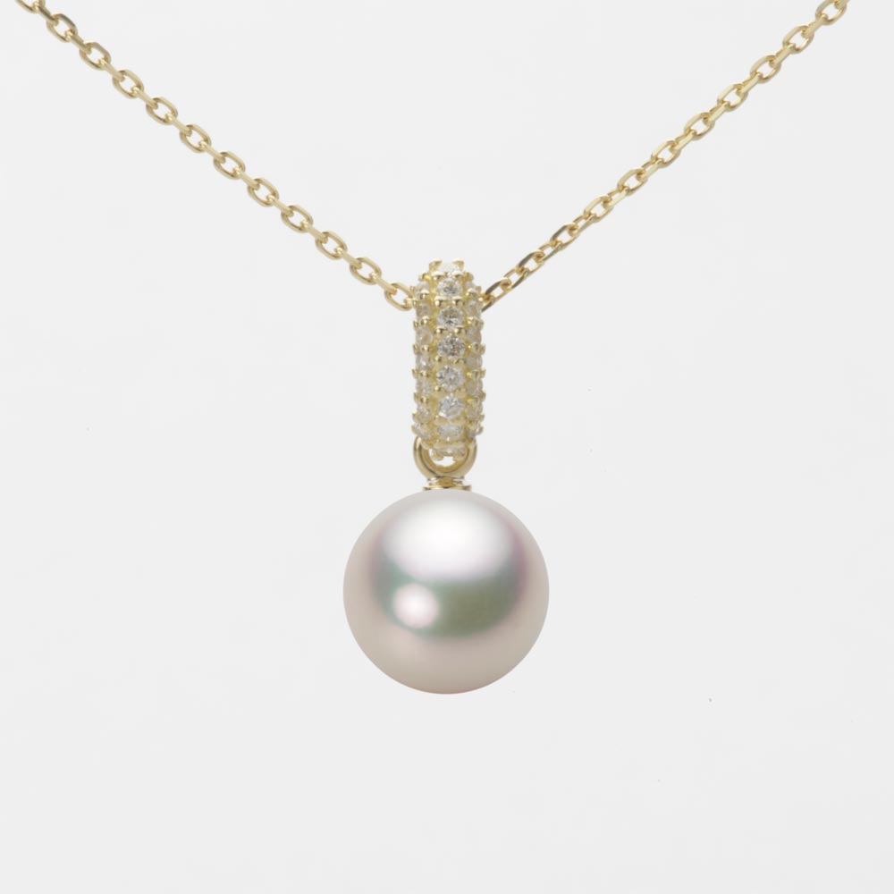 7.5mmアコヤ真珠ペンダント（シャンパンホワイト）