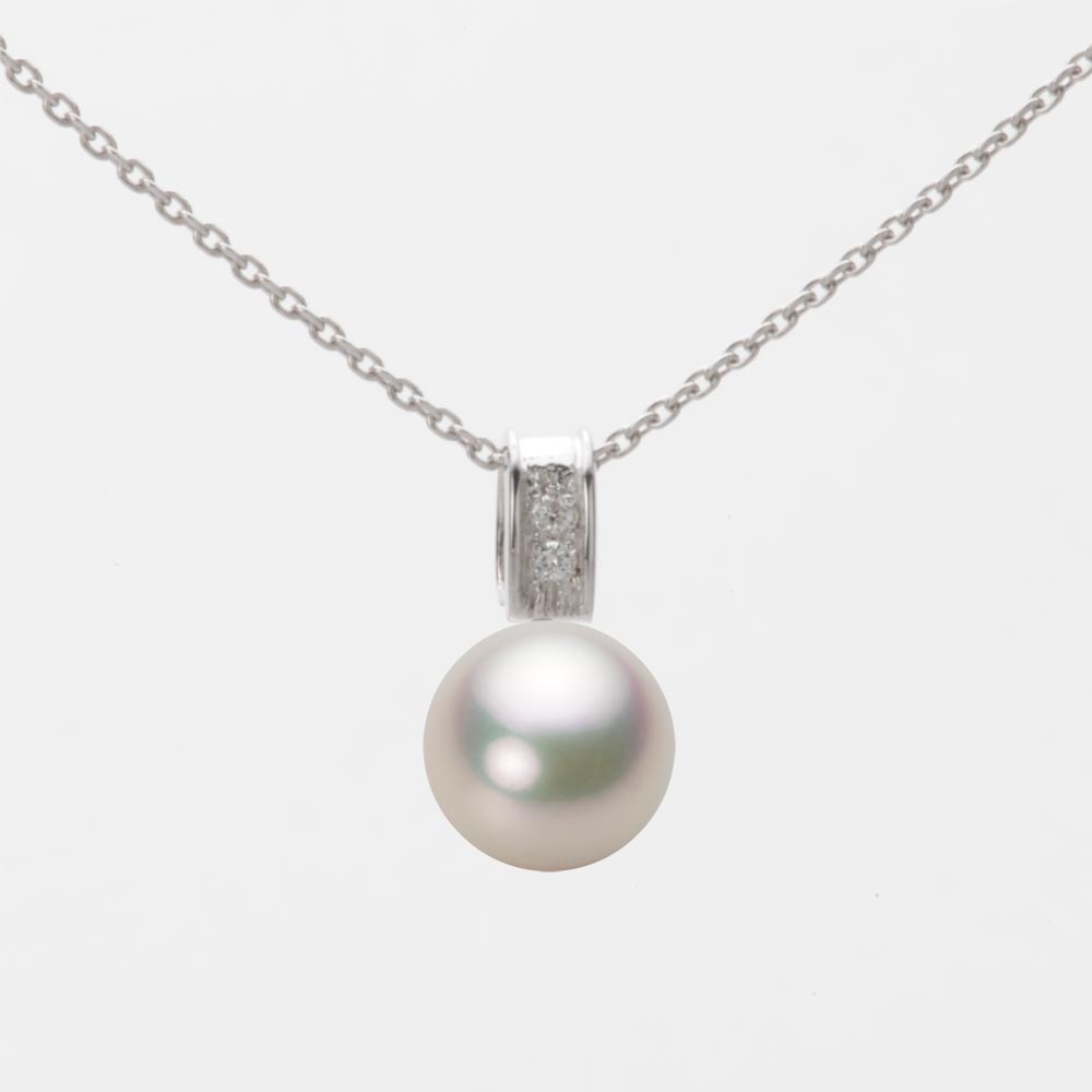 7.5mmアコヤ真珠ペンダント（シャンパンホワイト）