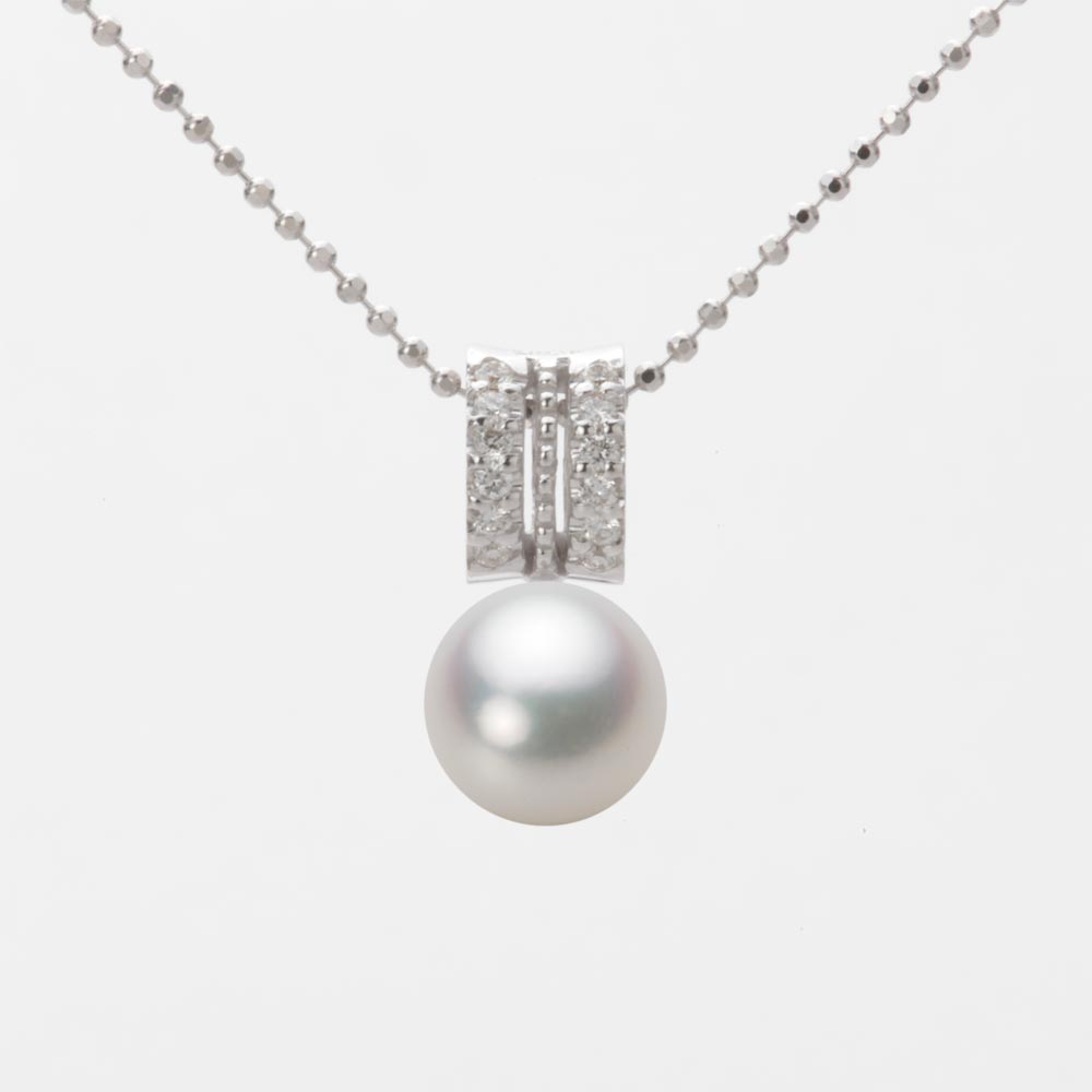 7.5mmアコヤ真珠ペンダント（ナチュラルホワイト）