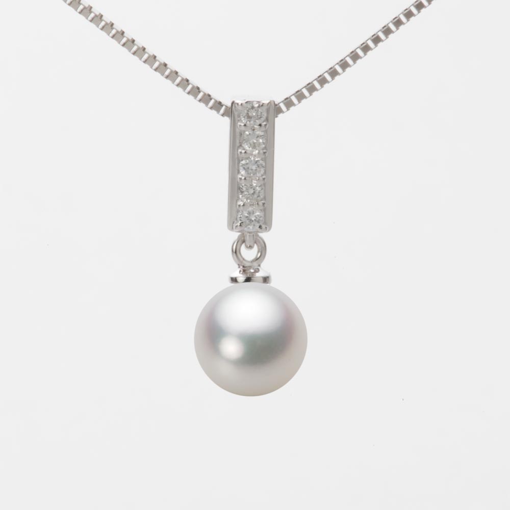 7.5mmアコヤ真珠ペンダント（ナチュラルホワイト）