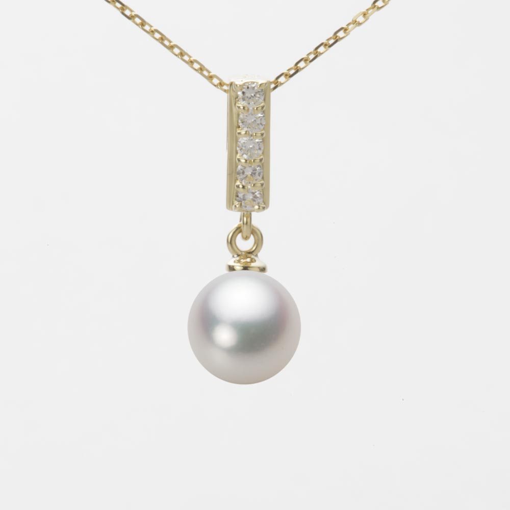 7.5mmアコヤ真珠ペンダント（ナチュラルホワイト）