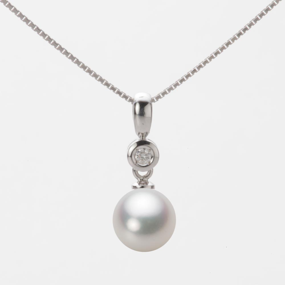 7.5mmアコヤ真珠ペンダント（ナチュラルホワイト）