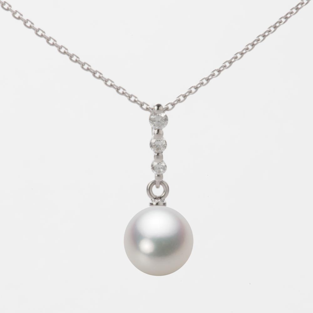 7.5mmアコヤ真珠ペンダント（ナチュラルホワイト）
