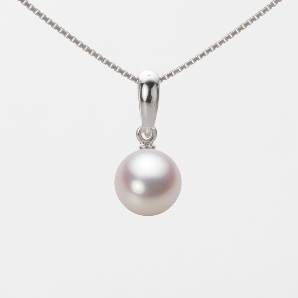 7.5mmアコヤ真珠ペンダント（ホワイトピンク・ロゼ）