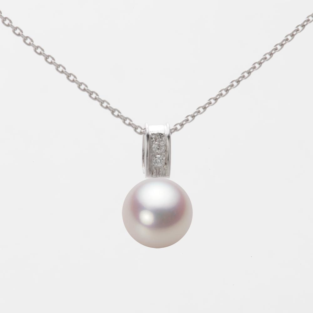 7.5mmアコヤ真珠ペンダント（ホワイトピンク・ロゼ）