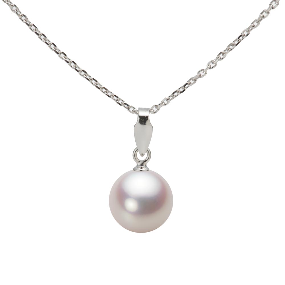 7.5mmアコヤ真珠ペンダント （ホワイトピンク・ロゼ）