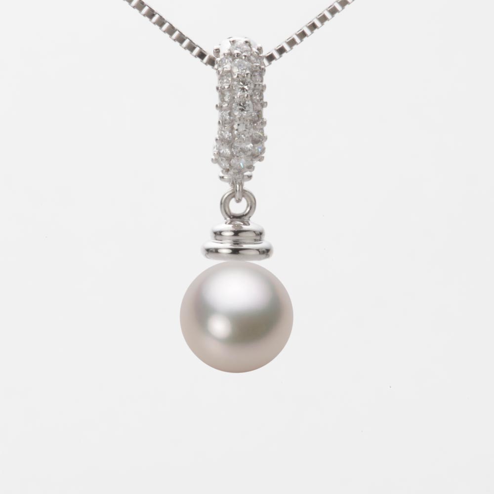 7.5mmアコヤ真珠ペンダント（シャンパンホワイト）