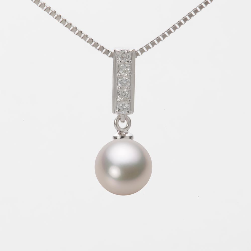 7.5mmアコヤ真珠ペンダント（シャンパンホワイト）