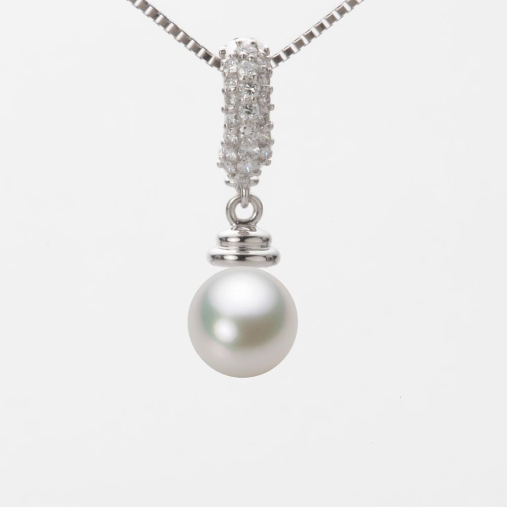 7.5mmアコヤ真珠ペンダント（ナチュラルホワイト）