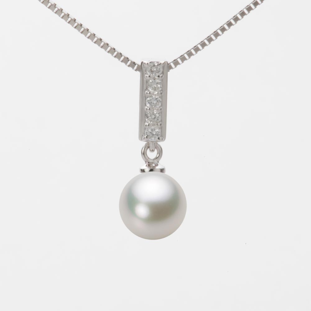 7.5mmアコヤ真珠ペンダント（ナチュラルホワイト）