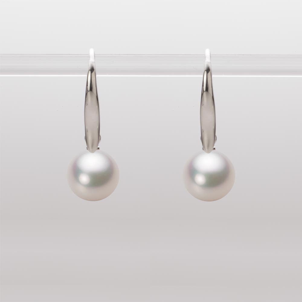 7.5mmアコヤ真珠ピアス（ホワイトピンク・マリン）