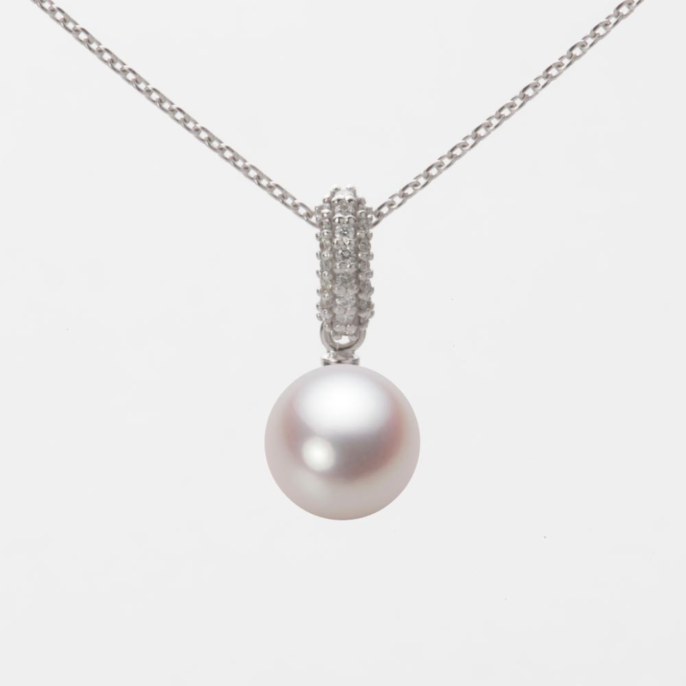 7.5mmアコヤ真珠ペンダント（ホワイトピンク・ロゼ）