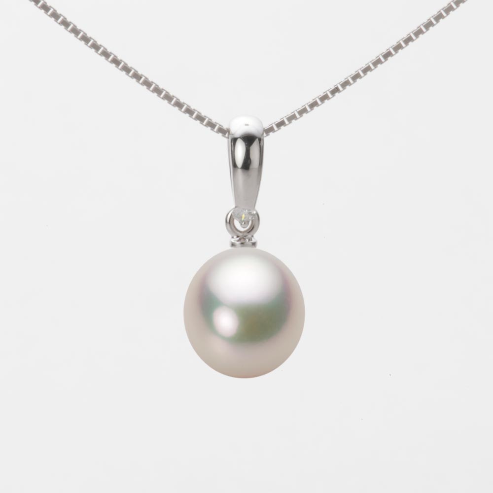 8.0mm アコヤ真珠ペンダント （シャンパンホワイト）