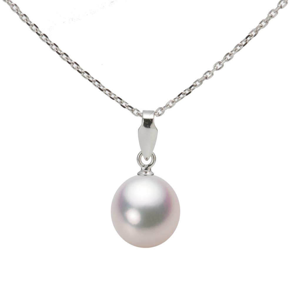 8.0mm アコヤ真珠ペンダント （ホワイトピンク・マリン）