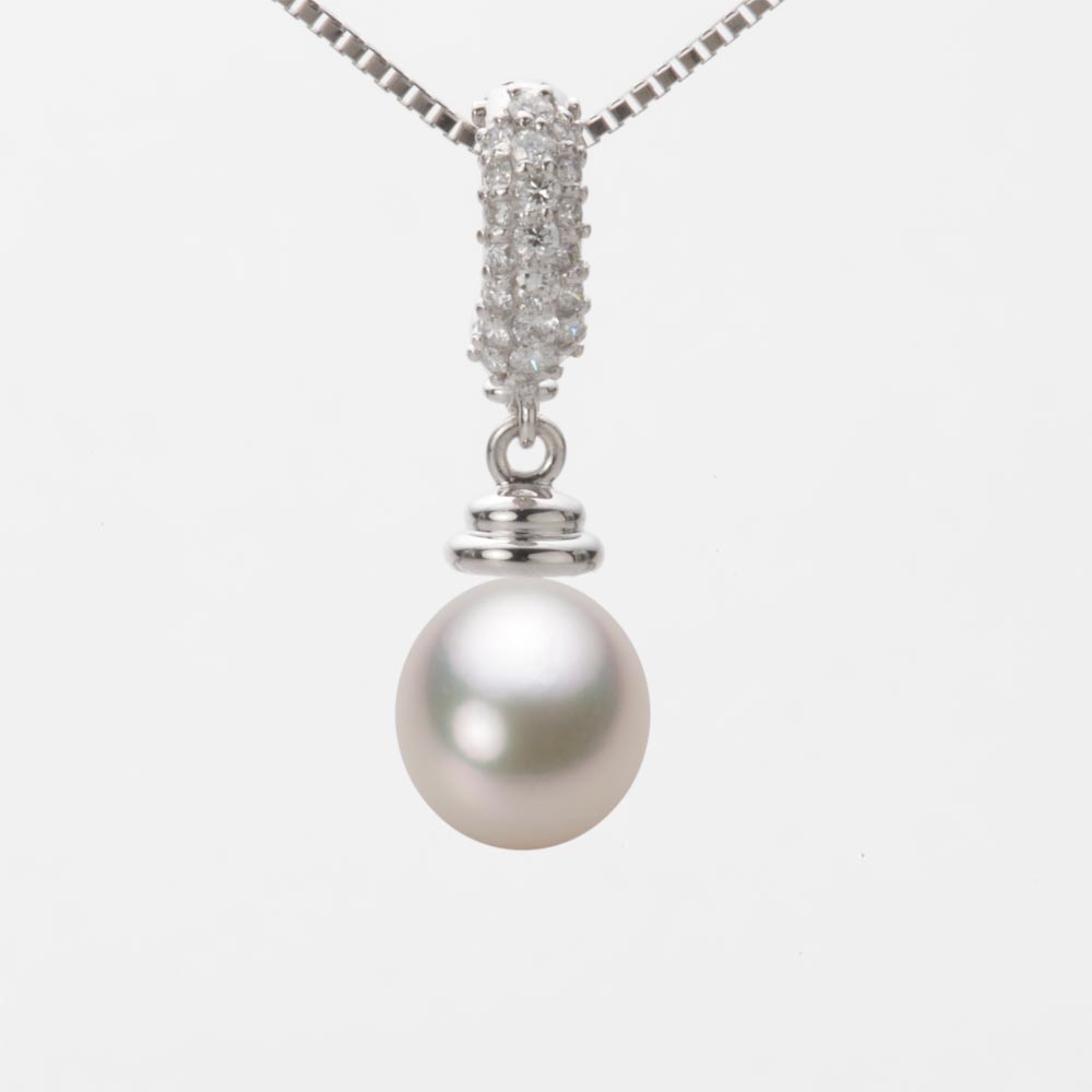 8.0mm アコヤ真珠ペンダント （シャンパンホワイト）