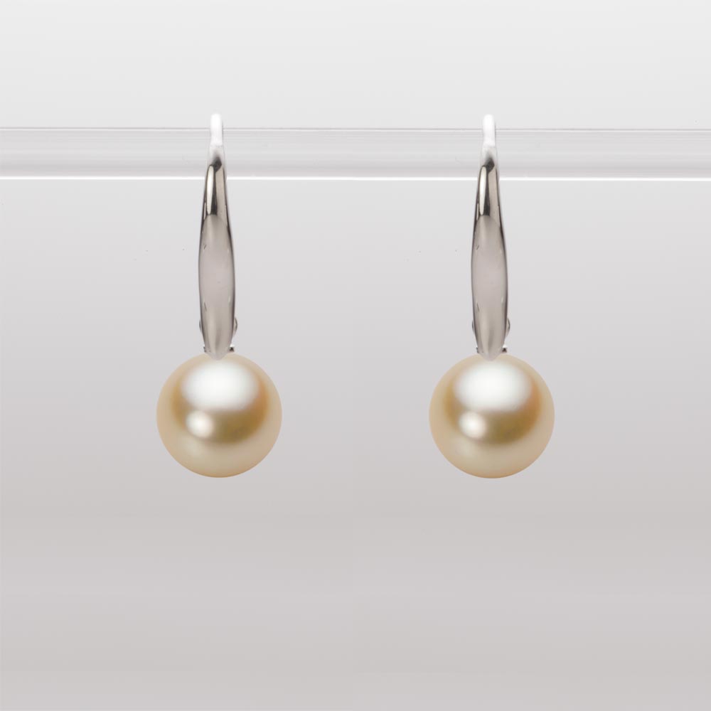 8.0mmアコヤ真珠ピアス（ナチュラルゴールド）