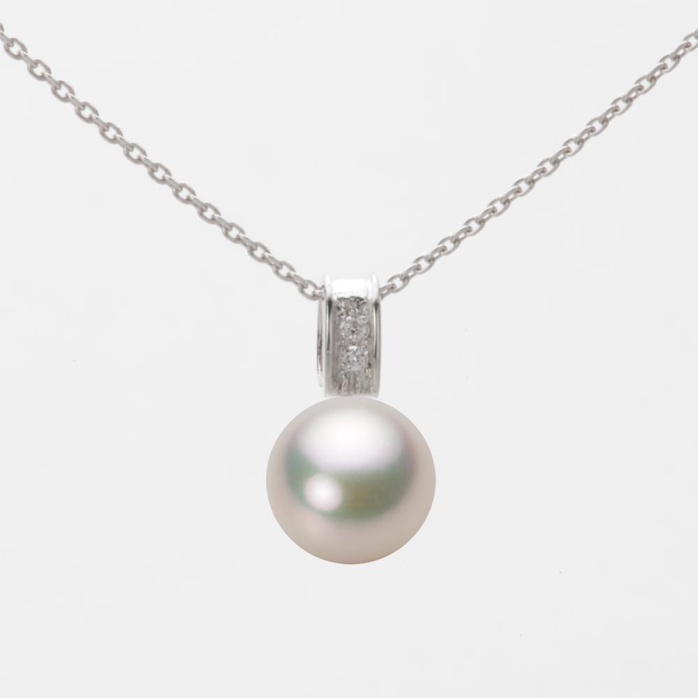 8.0mmアコヤ真珠ペンダント（シャンパンホワイト）