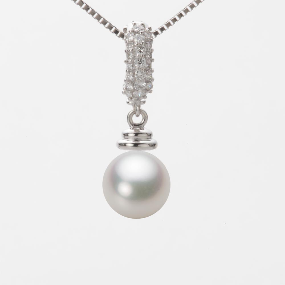 8.0mmアコヤ真珠ペンダント（ナチュラルホワイト）