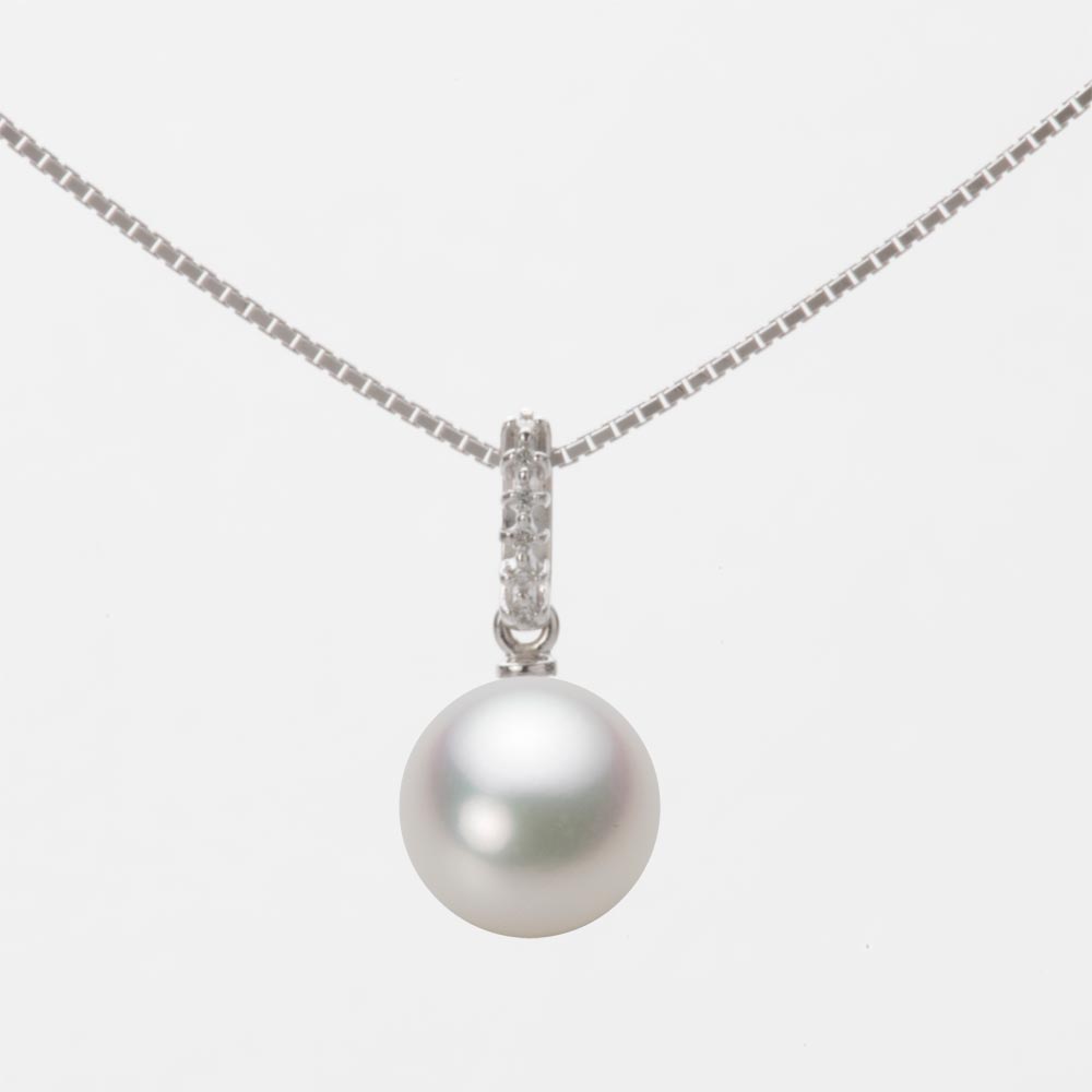 8.0mmアコヤ真珠ペンダント（ナチュラルホワイト）