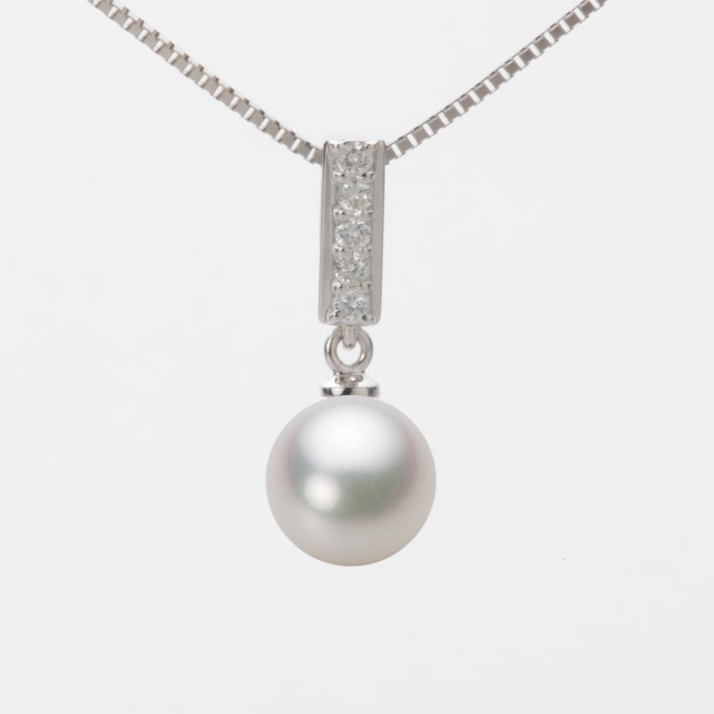 8.0mmアコヤ真珠ペンダント（ナチュラルホワイト）