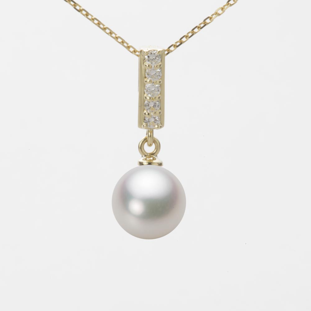 8.0mmアコヤ真珠ペンダント（ナチュラルホワイト）