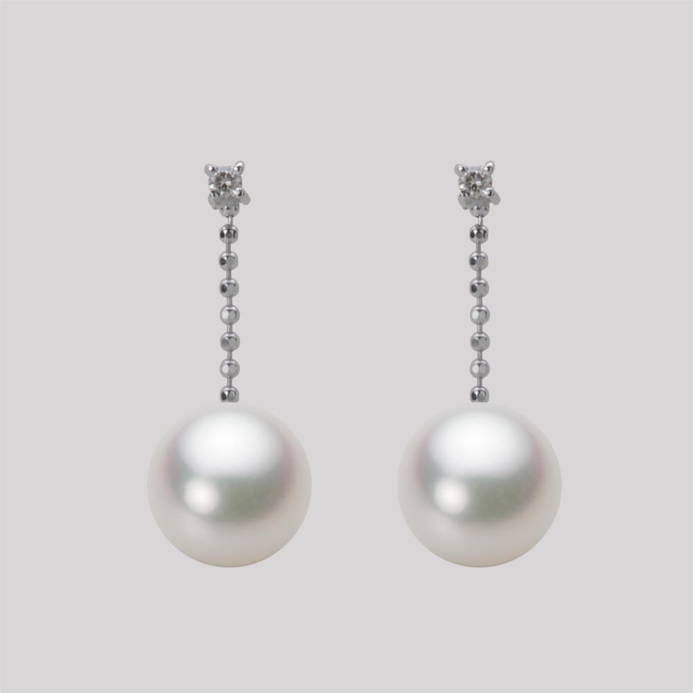 8.0mmアコヤ真珠ピアス（ナチュラルホワイト）