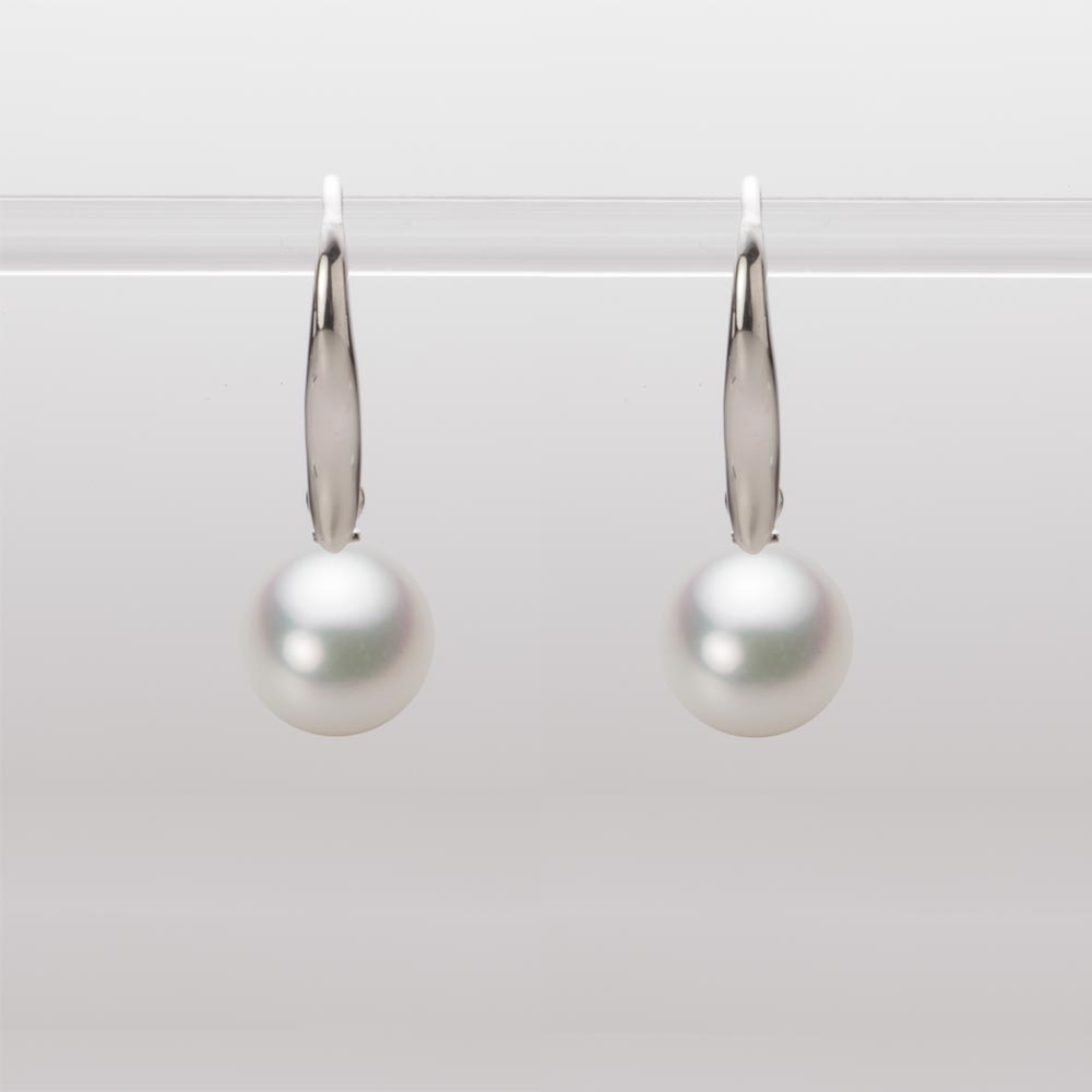 8.0mmアコヤ真珠ピアス（ナチュラルホワイト）