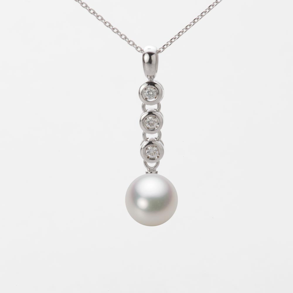 8.0mmアコヤ真珠ペンダント（ナチュラルホワイト）