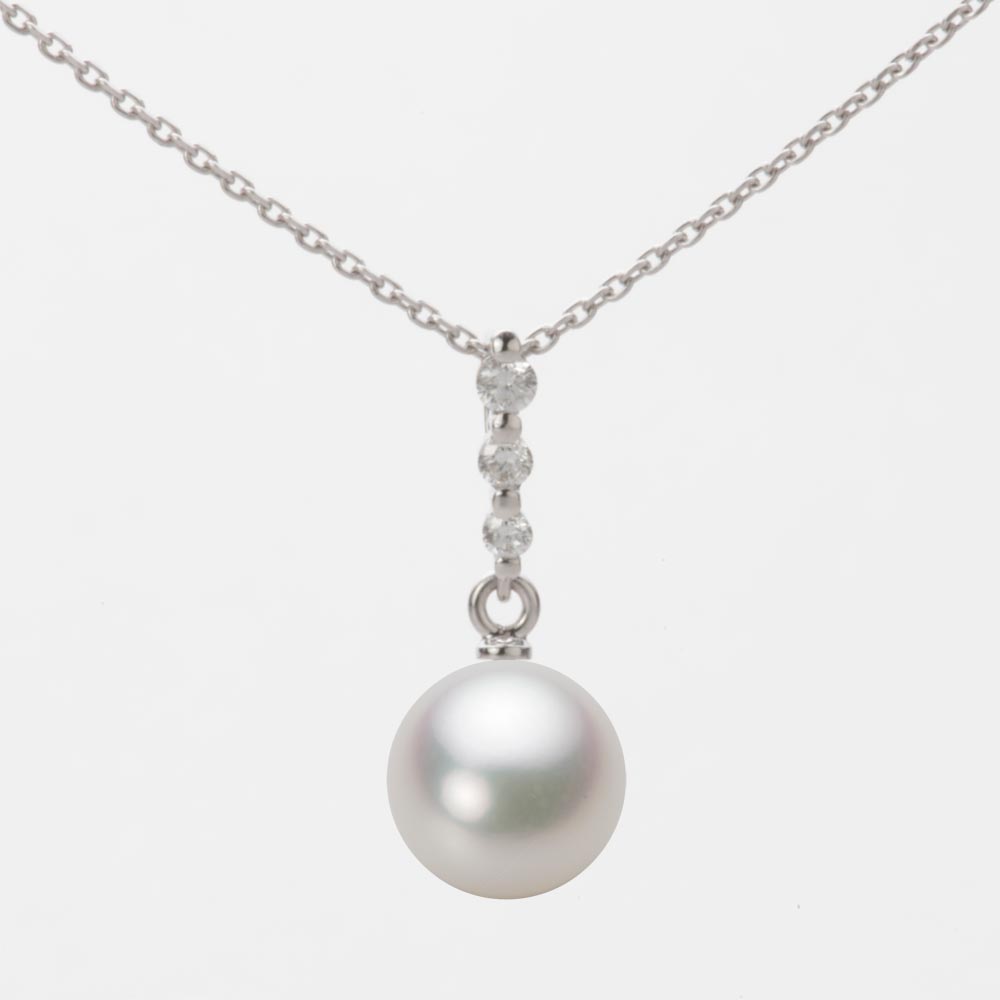 8.0mmアコヤ真珠ペンダント（ナチュラルホワイト）