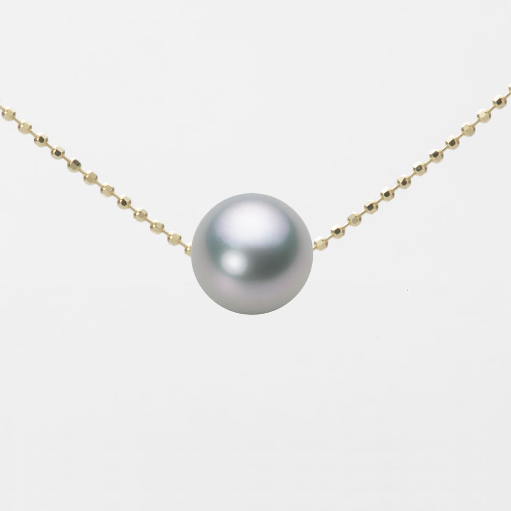8.0mmアコヤ真珠ペンダント （シルバーグレー）
