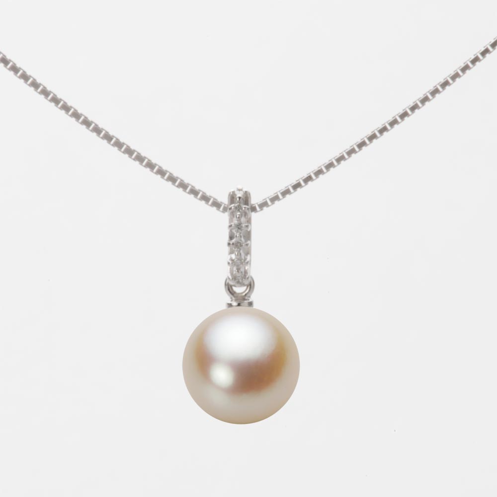 8.0mmアコヤ真珠ペンダント（ナチュラルゴールド）