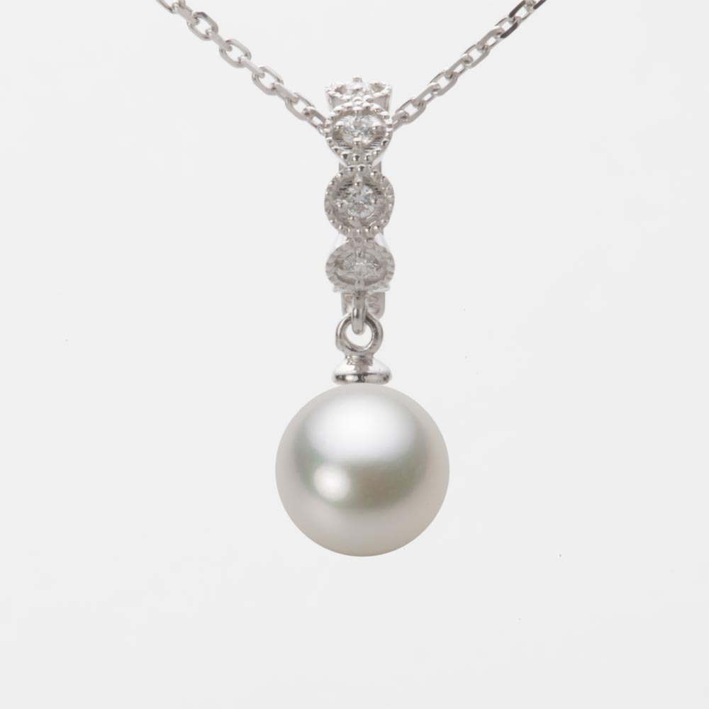 8.0mmアコヤ真珠ペンダント（ナチュラルホワイト）