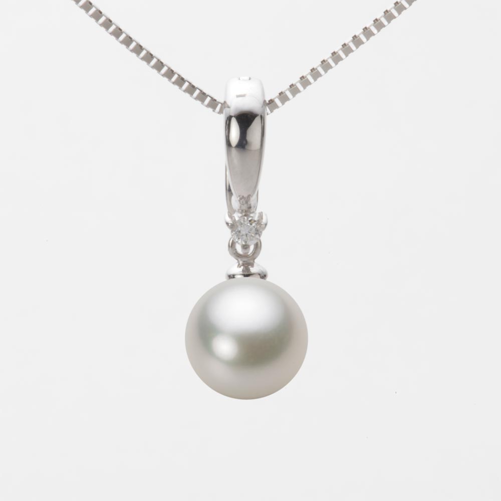 8.0mmアコヤ真珠ペンダント（ナチュラルホワイト）