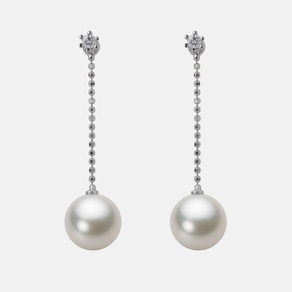 8.0mmアコヤ真珠ピアス（ナチュラルホワイト）