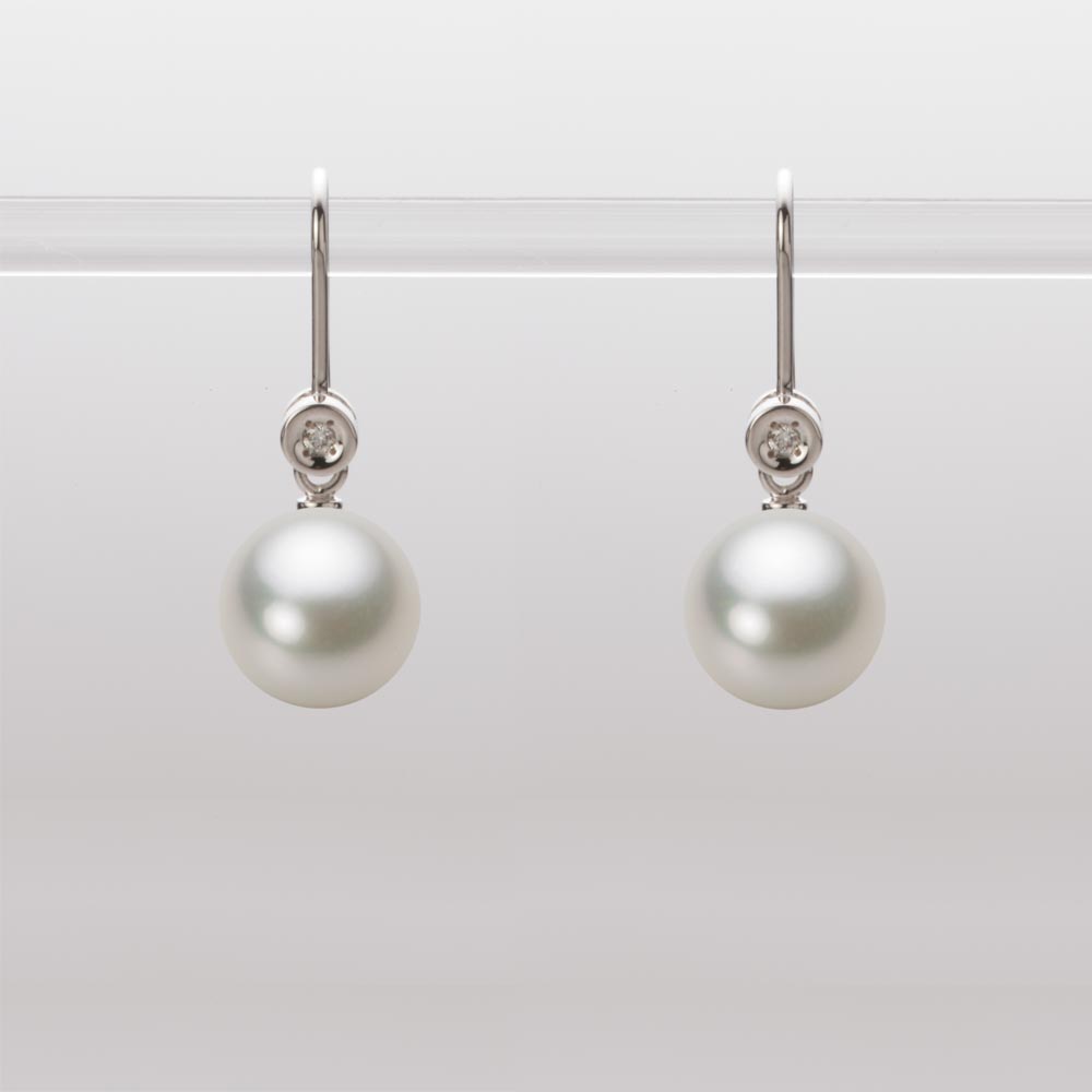 8.0mmアコヤ真珠ピアス（ナチュラルホワイト）