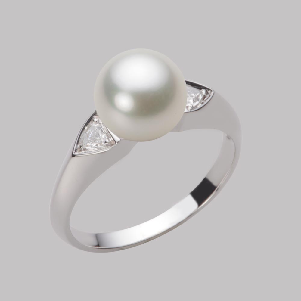 8.0mmアコヤ真珠リング（ナチュラルホワイト）