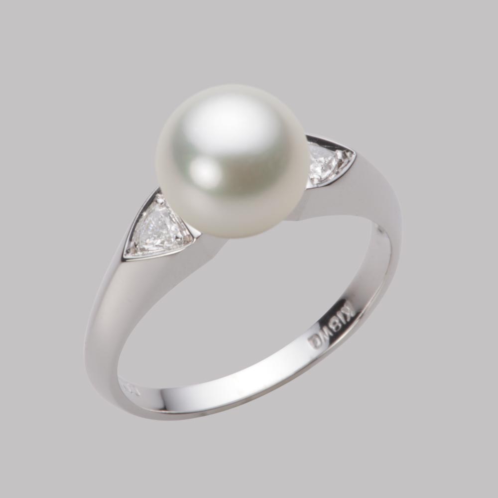 8.0mmアコヤ真珠リング（ナチュラルホワイト）