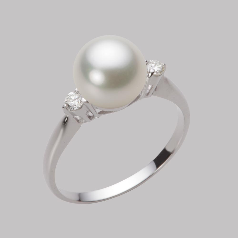 8.0mmアコヤ真珠リング（ナチュラルホワイト）