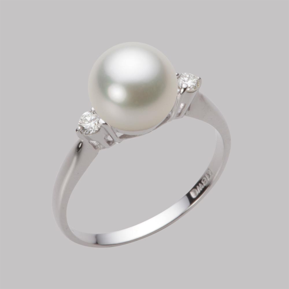 8.0mmアコヤ真珠リング（ナチュラルホワイト）
