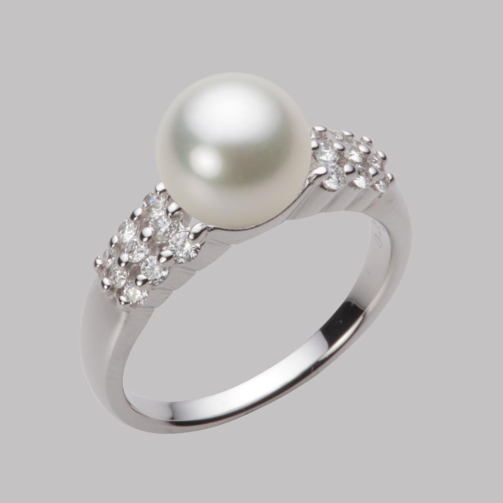 8.0mmアコヤ真珠リング（ナチュラルホワイト）