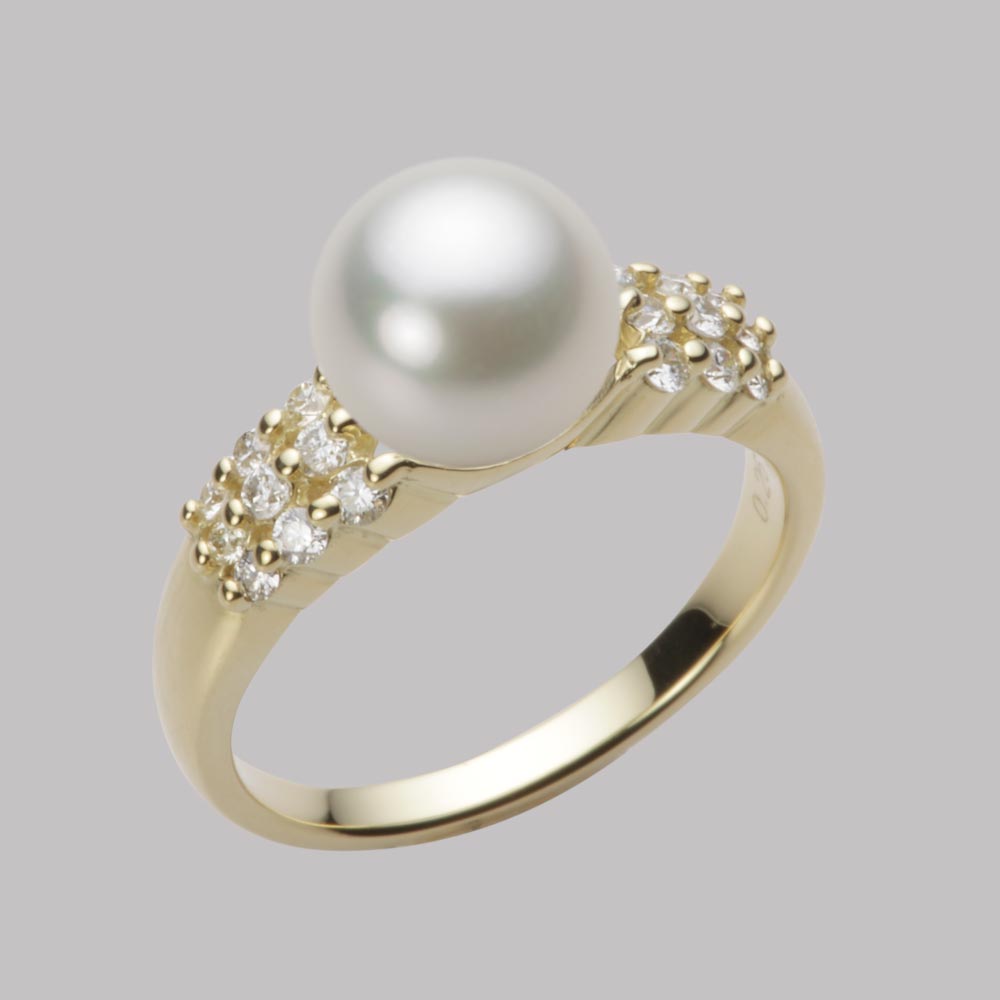 8.0mmアコヤ真珠リング（ナチュラルホワイト）