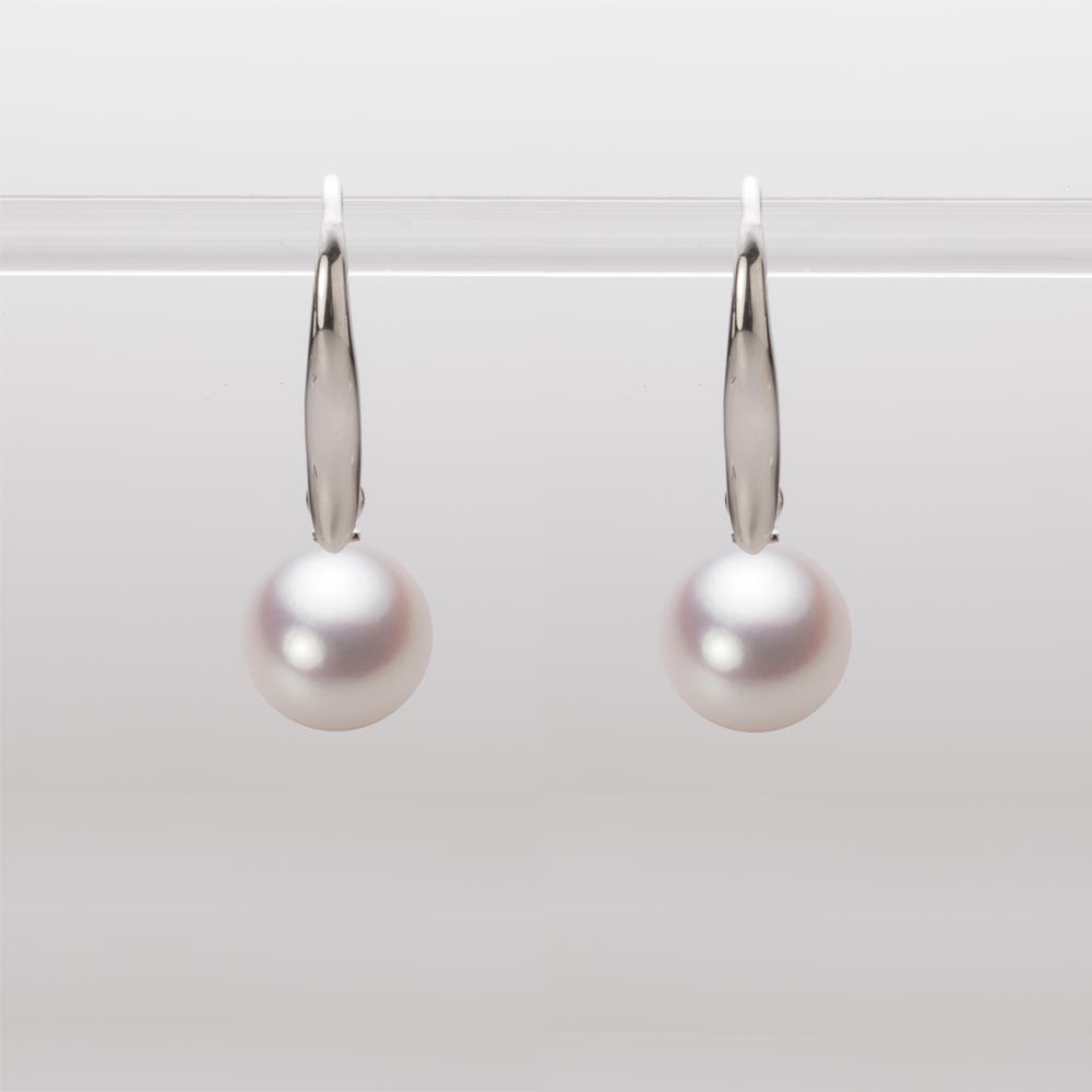 8.0mmアコヤ真珠ピアス（ホワイトピンク・ロゼ）