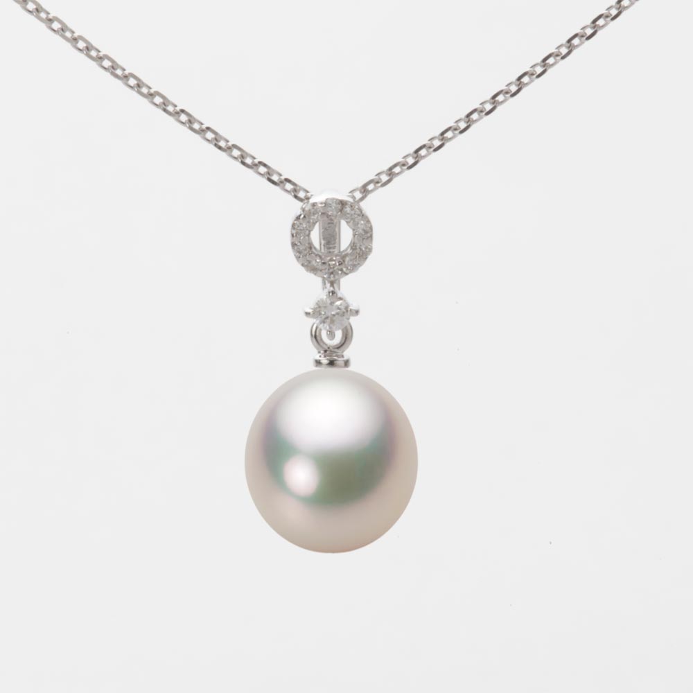 8.5mm アコヤ真珠ペンダント （シャンパンホワイト）