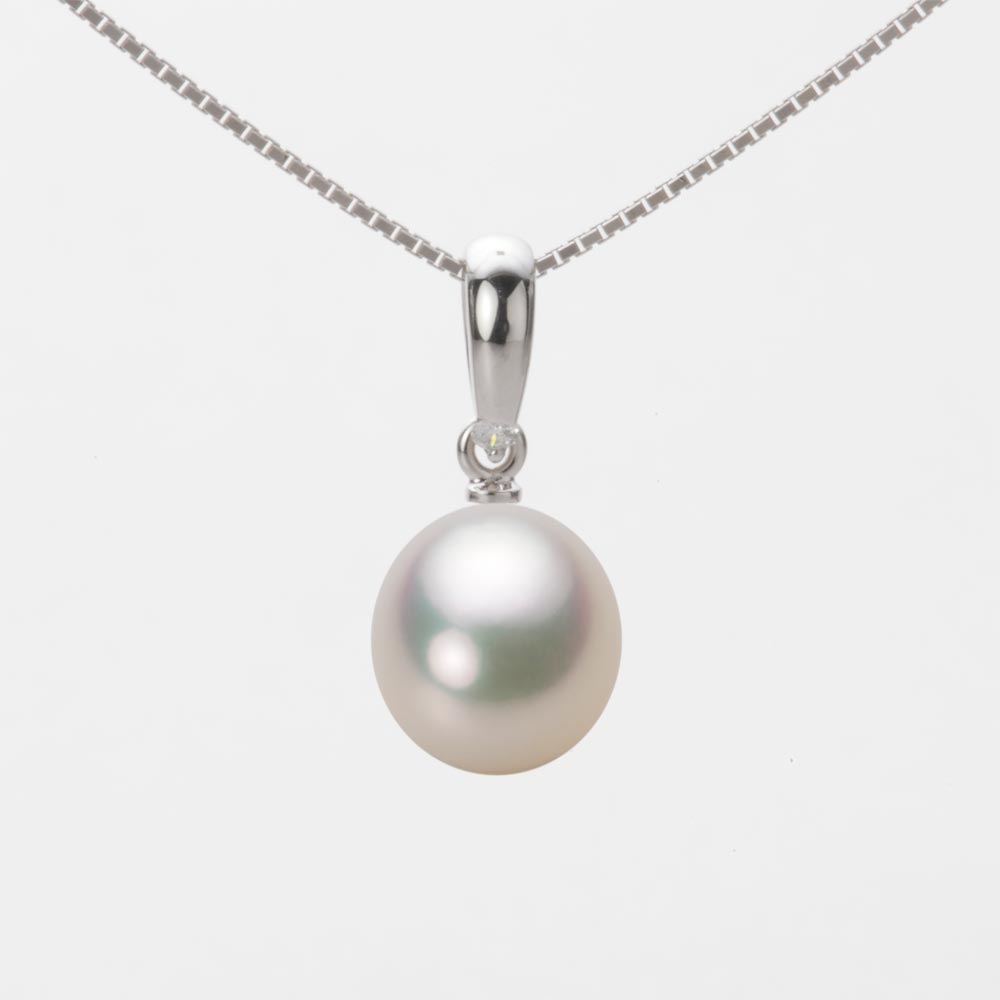 8.5mm アコヤ真珠ペンダント （シャンパンホワイト）