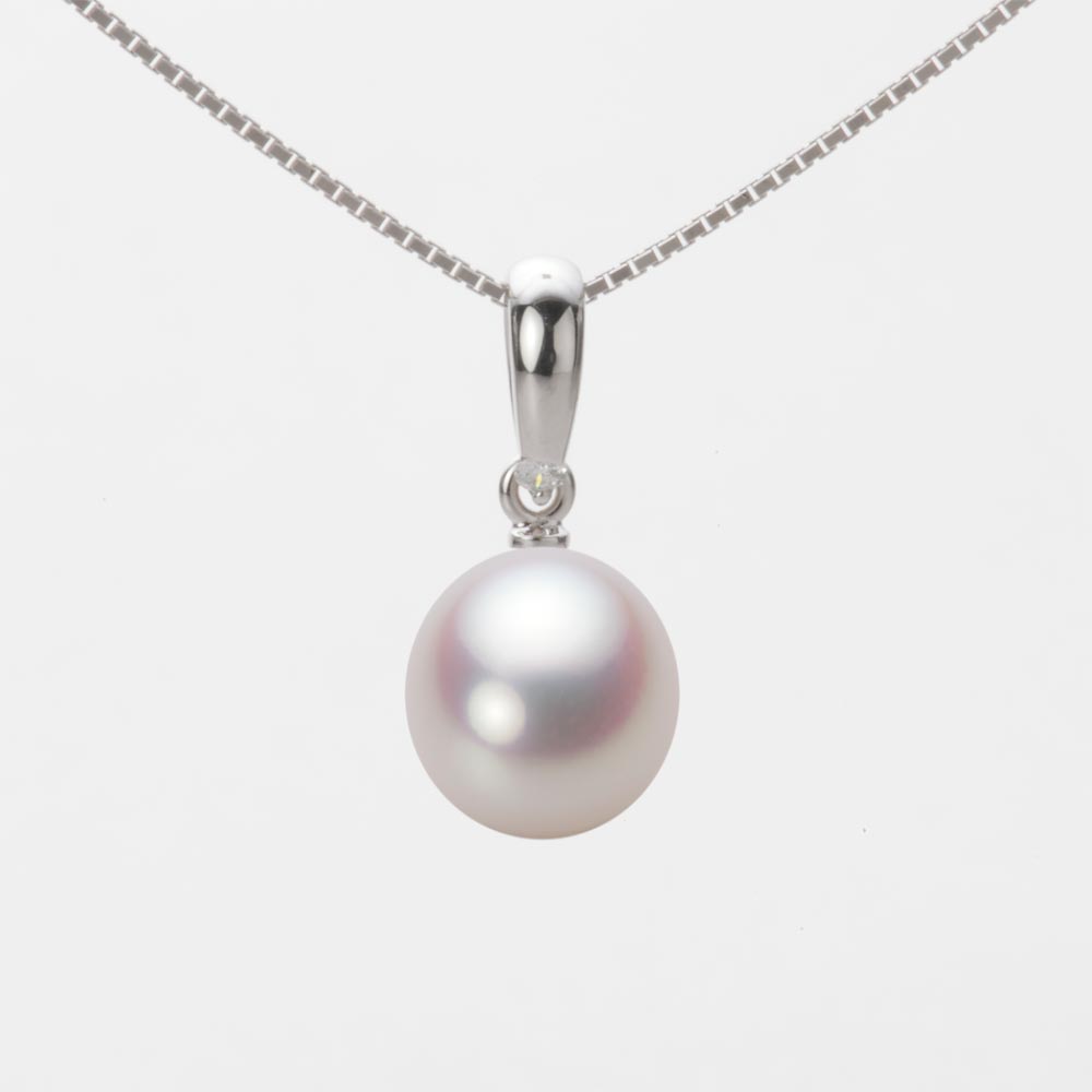 8.5mm アコヤ真珠ペンダント （ホワイトピンク・ロゼ）
