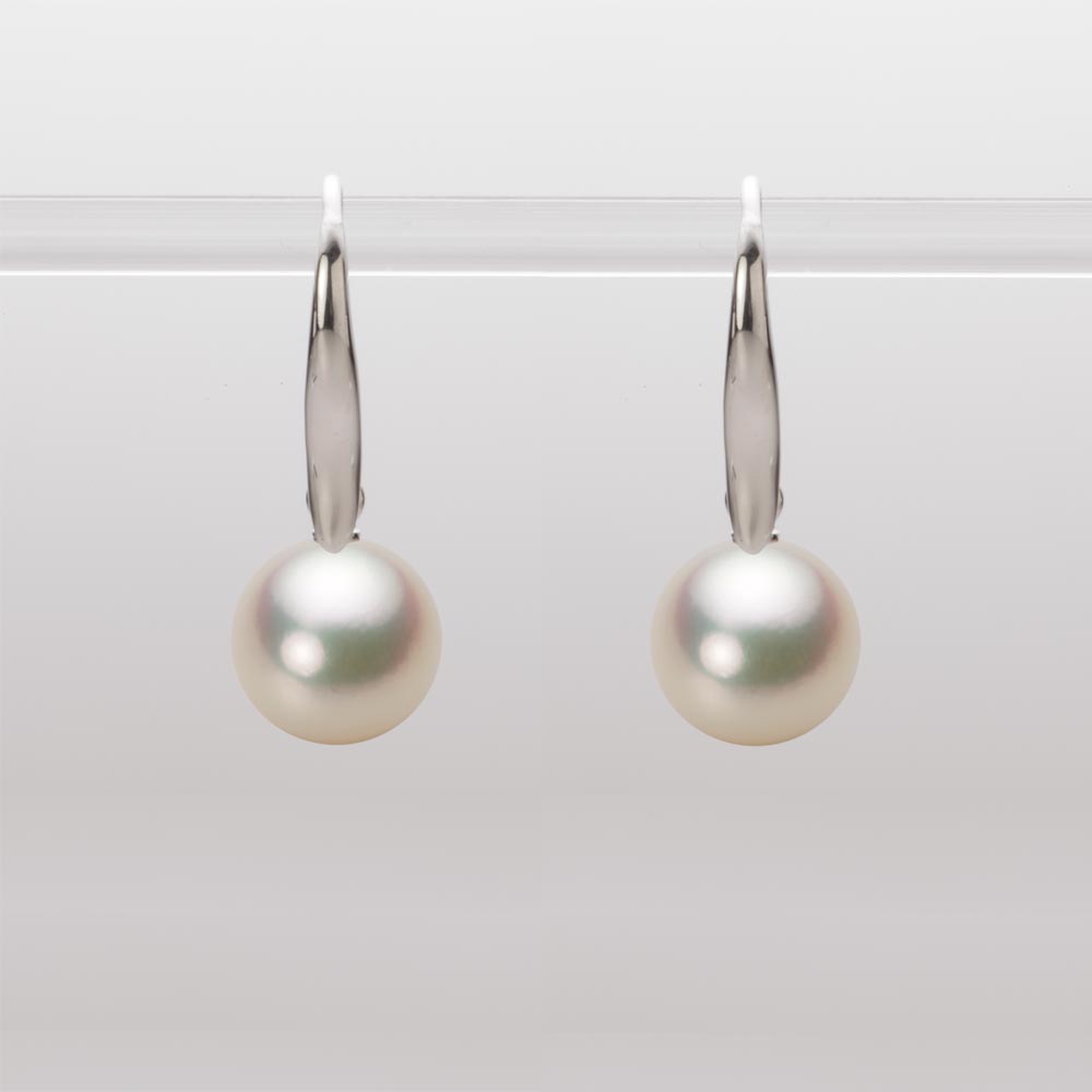 8.5mmアコヤ真珠ピアス（シャンパンゴールド）