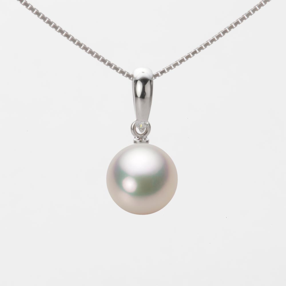 8.5mmアコヤ真珠ペンダント（シャンパンホワイト）