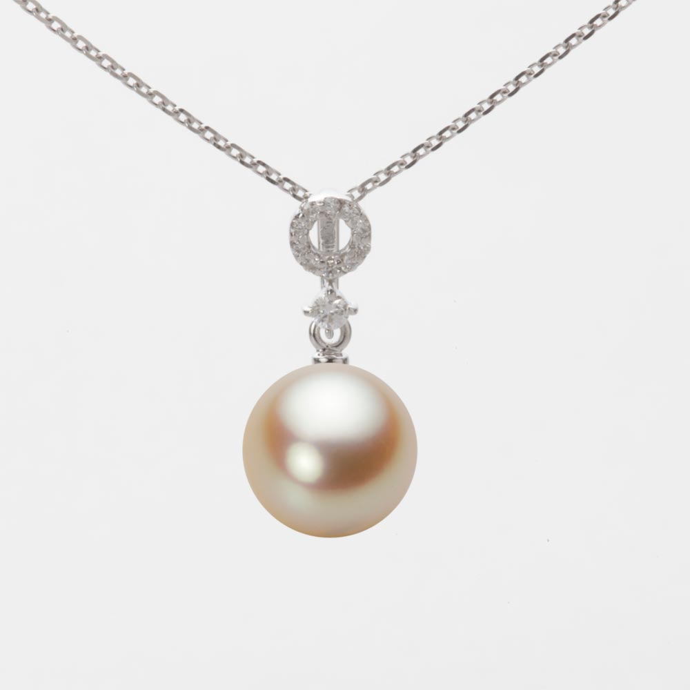 8.5mmアコヤ真珠ペンダント（ナチュラルゴールド）